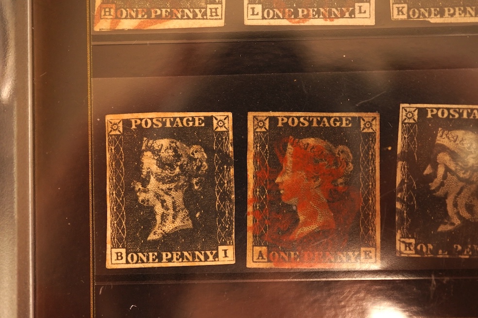 The Penny Black Plate collection in Westminster Collection case with certificate